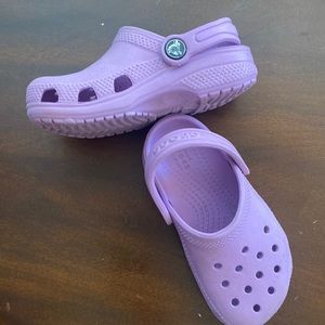 Crocs- size 9- light purple.